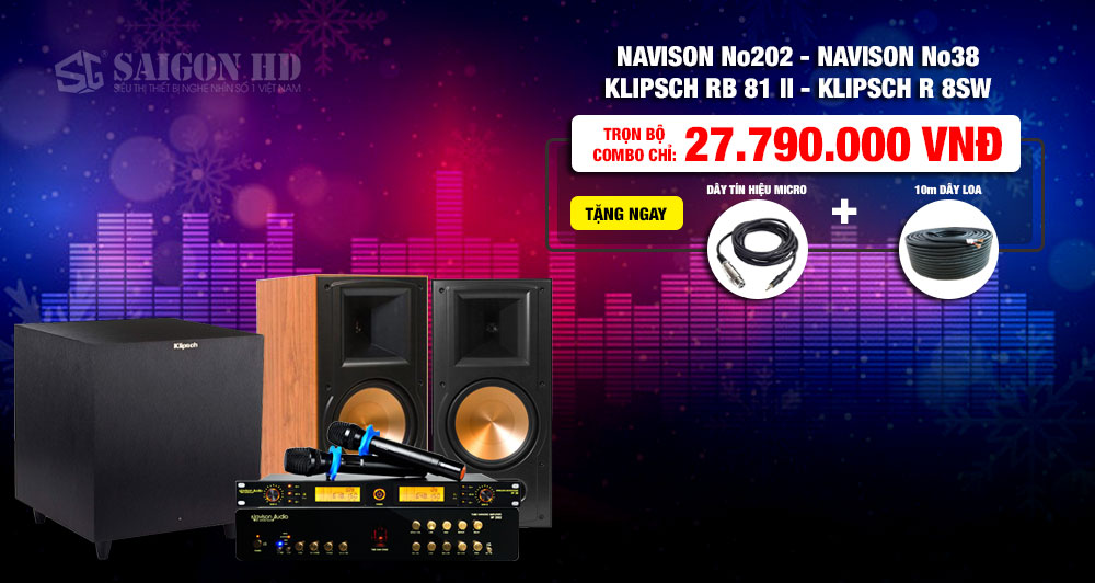 Khuyến mãi Klipsch RB 81 - Navison No802