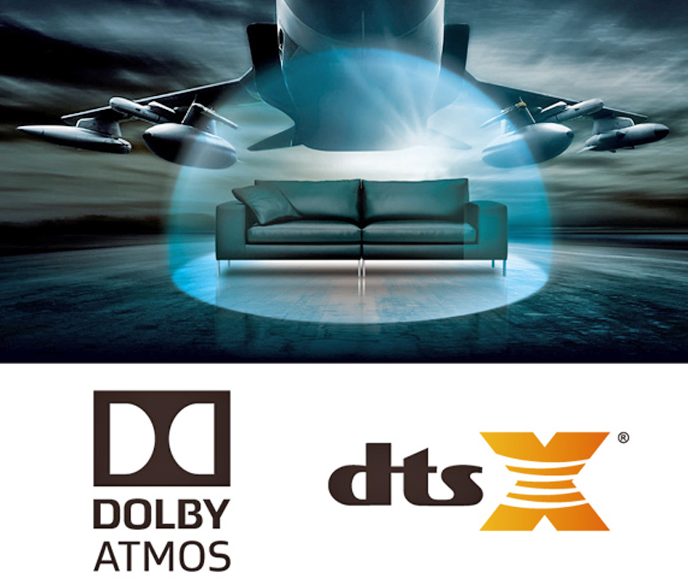 Trải nghiệm âm thanh vòm tuyệt đỉnh với công nghệ Dolby Atmos và DTS: X
