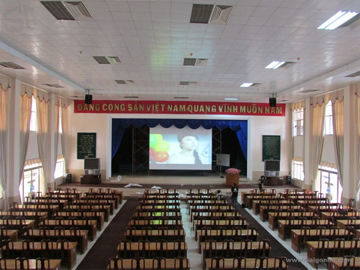 Hệ thống trình chiếu tại Hội trường Tỉnh ủy An Giang