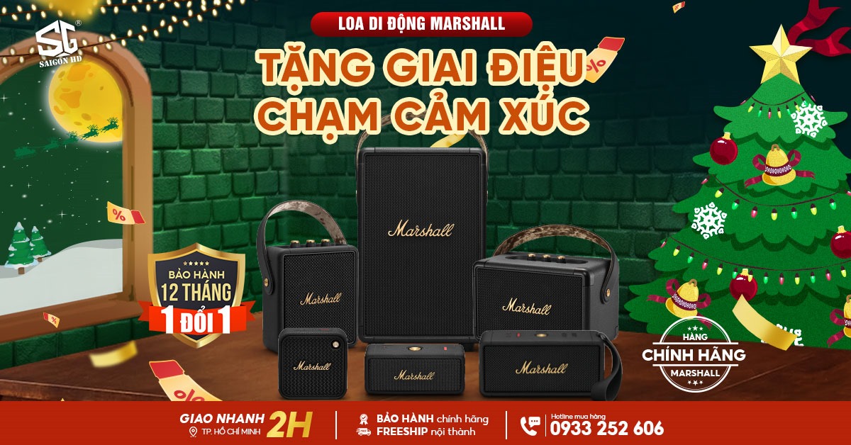 Tháng cuối năm – Sắm loa Bluetooth di động Marshall giá tốt