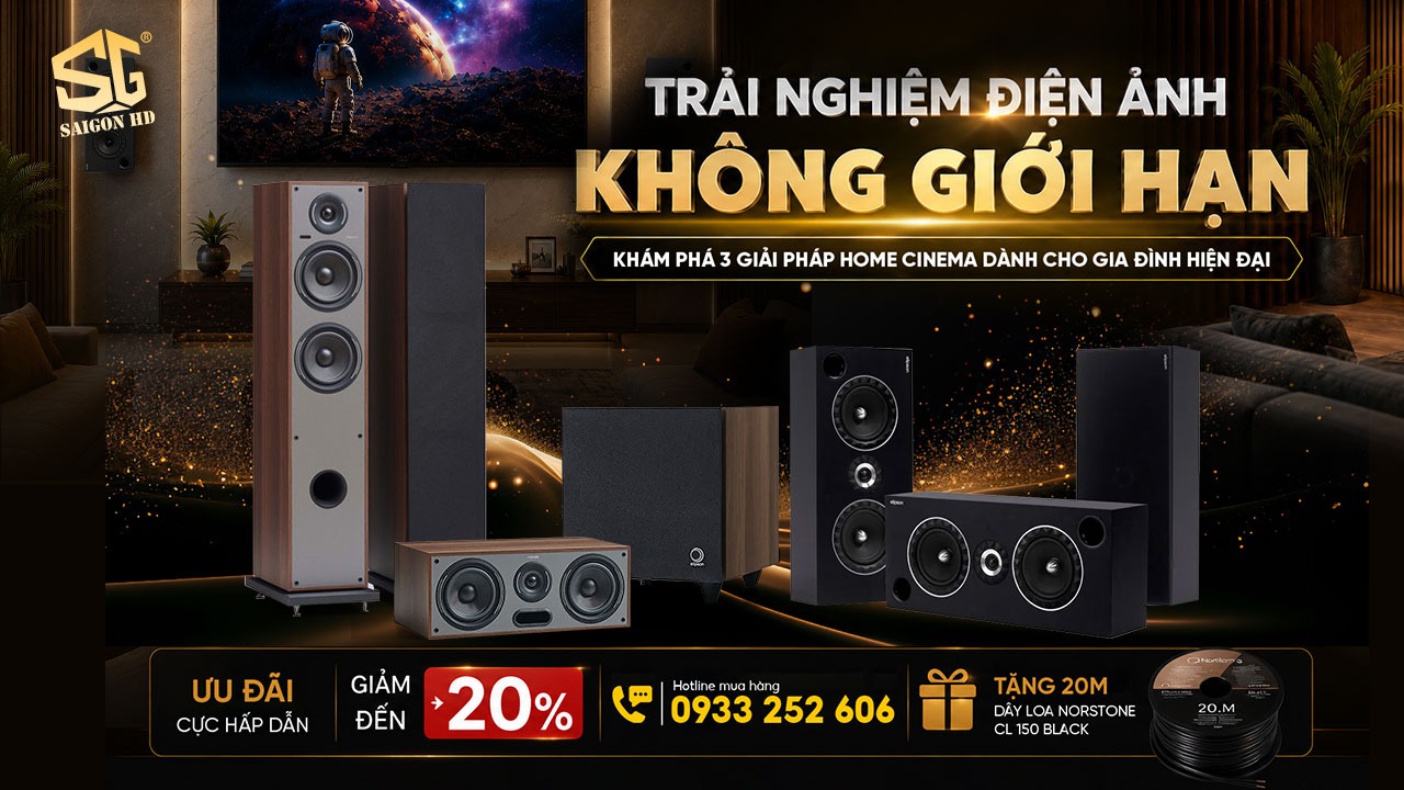 Top 3 Dàn âm thanh xem phim gia đình 5.1 Onkyo, Elipson & Tangent ưu đãi đến 10/07/2026