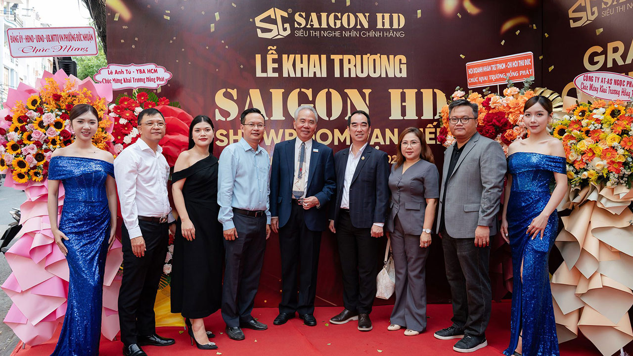 SAIGON HD khai trương showroom thứ 3 tại Vạn Kiếp: Không gian trải nghiệm nghe nhìn cao cấp
