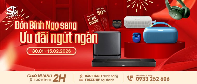 Khuyến mãi Bose chính hãng đón Tết Nguyên đán Bính Ngọ 2026
