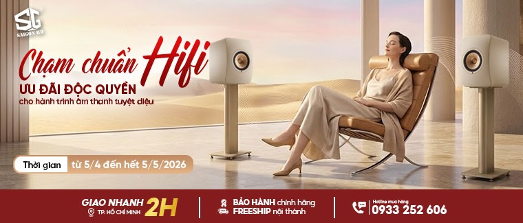 Khuyến mãi loa KEF chính hãng giảm giá tới 20% - Quà tặng hấp dẫn