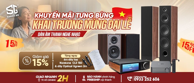 Khuyến mãi giảm giá Top 7 dàn âm thanh nghe nhạc 2 kênh chính hãng giá rẻ nhất