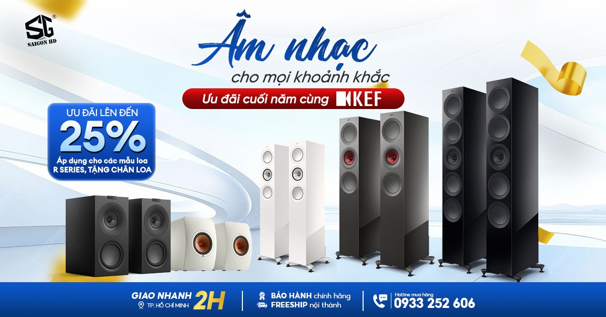 KEF khuyến mãi giảm giá cực sốc mùa Noel 2025