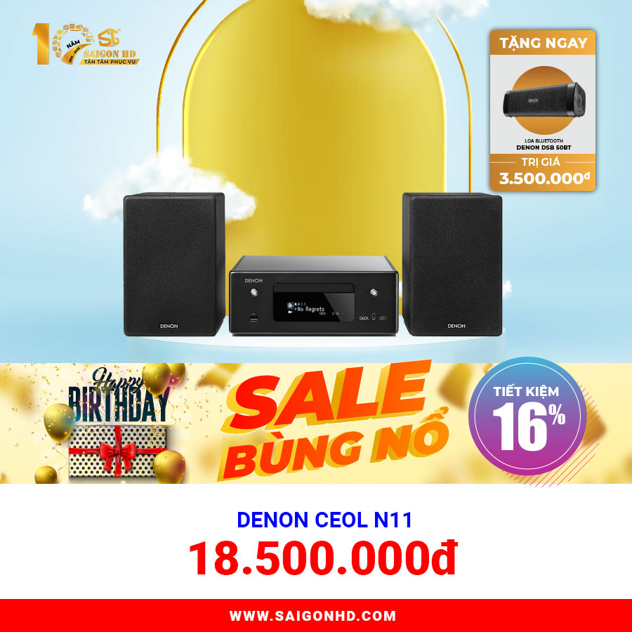 Dàn nghe nhạc CD Mini Denon CEOL N11