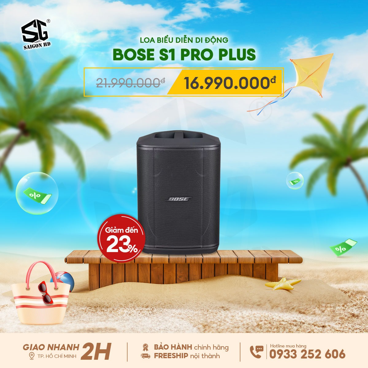 Khuyến mãi giảm giá loa kéo Karaoke Bluetooth di động Bose S1 Pro Plus chính hãng giá rẻ nhất 2025