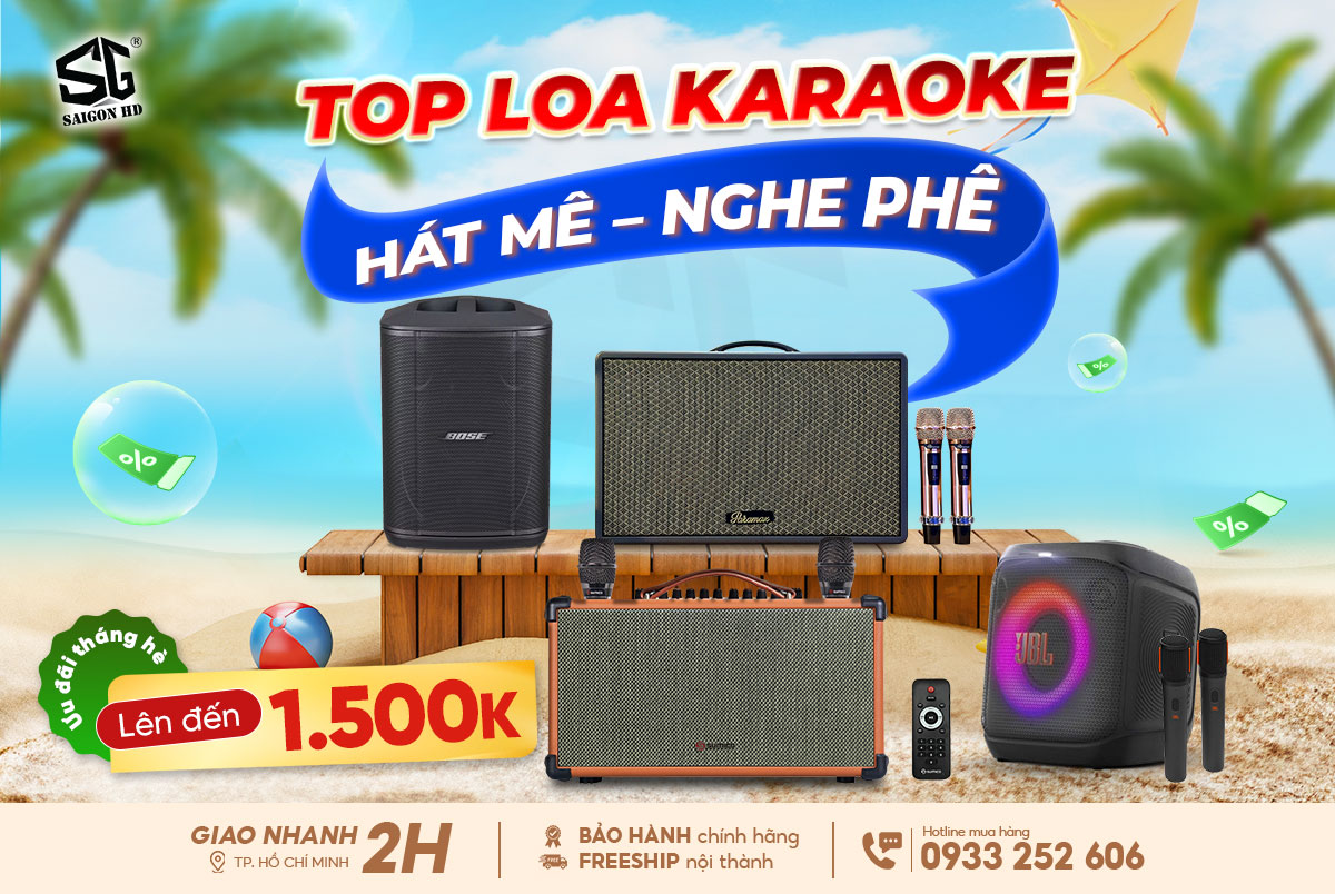 Khuyến mãi giảm giá loa kéo Karaoke Bluetooth di động chính hãng giá rẻ nhất 2025