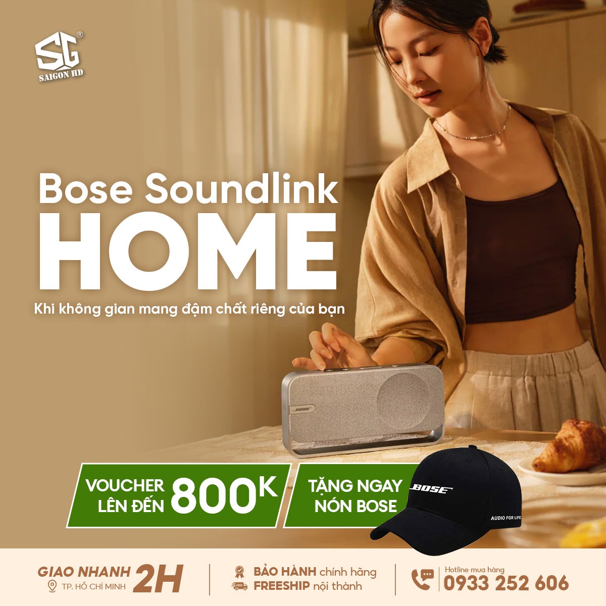Khuyến mãi giảm giá kèm quà tặng cho loa Bluetooth di động Bose SoundLink Home chính hãng giá rẻ nhất 2025