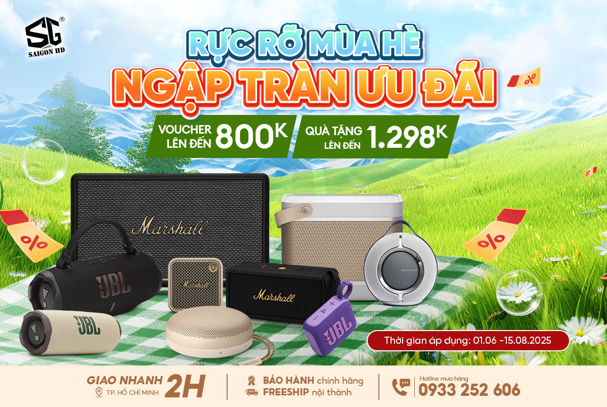 Chương trình khuyến mãi loa Bluetooth di động chính hãng giá rẻ nhất 2025