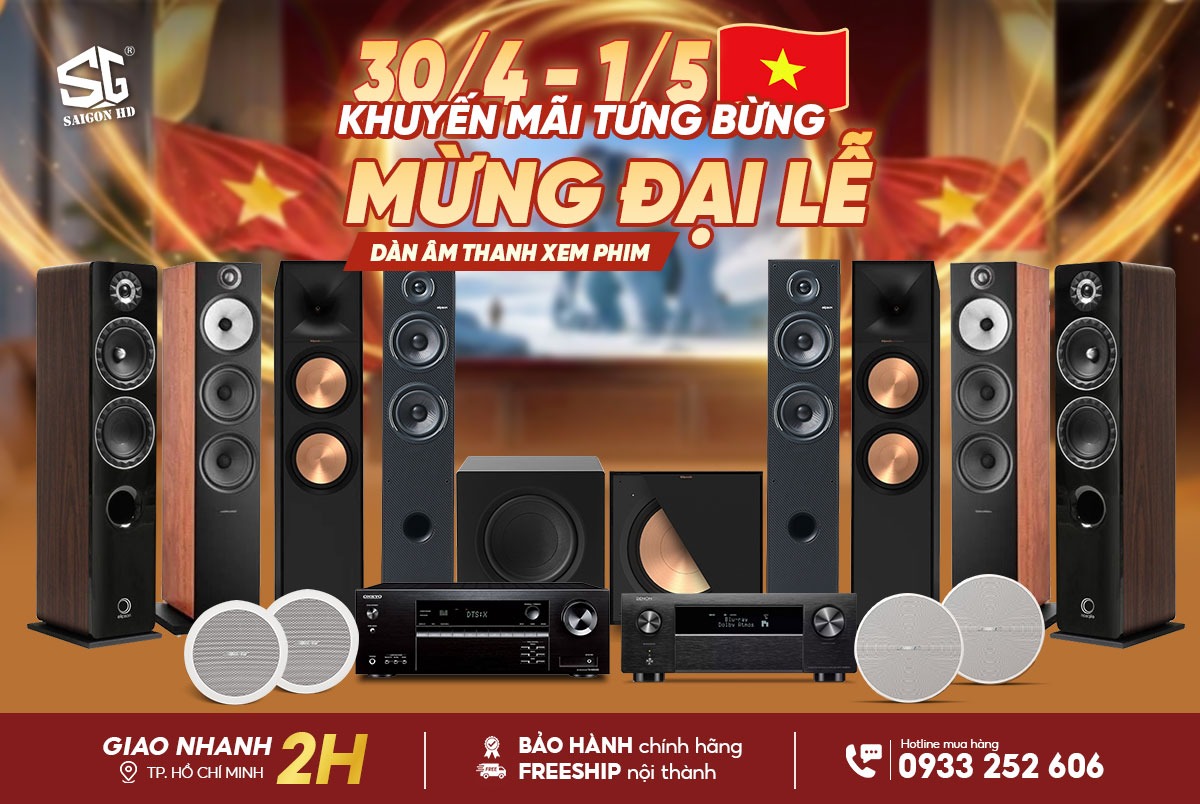 Khuyến m&atilde;i giảm gi&aacute; d&agrave;n &acirc;m thanh xem phim Dolby Atmos 5.1.2 ch&iacute;nh h&atilde;ng gi&aacute; rẻ nhất