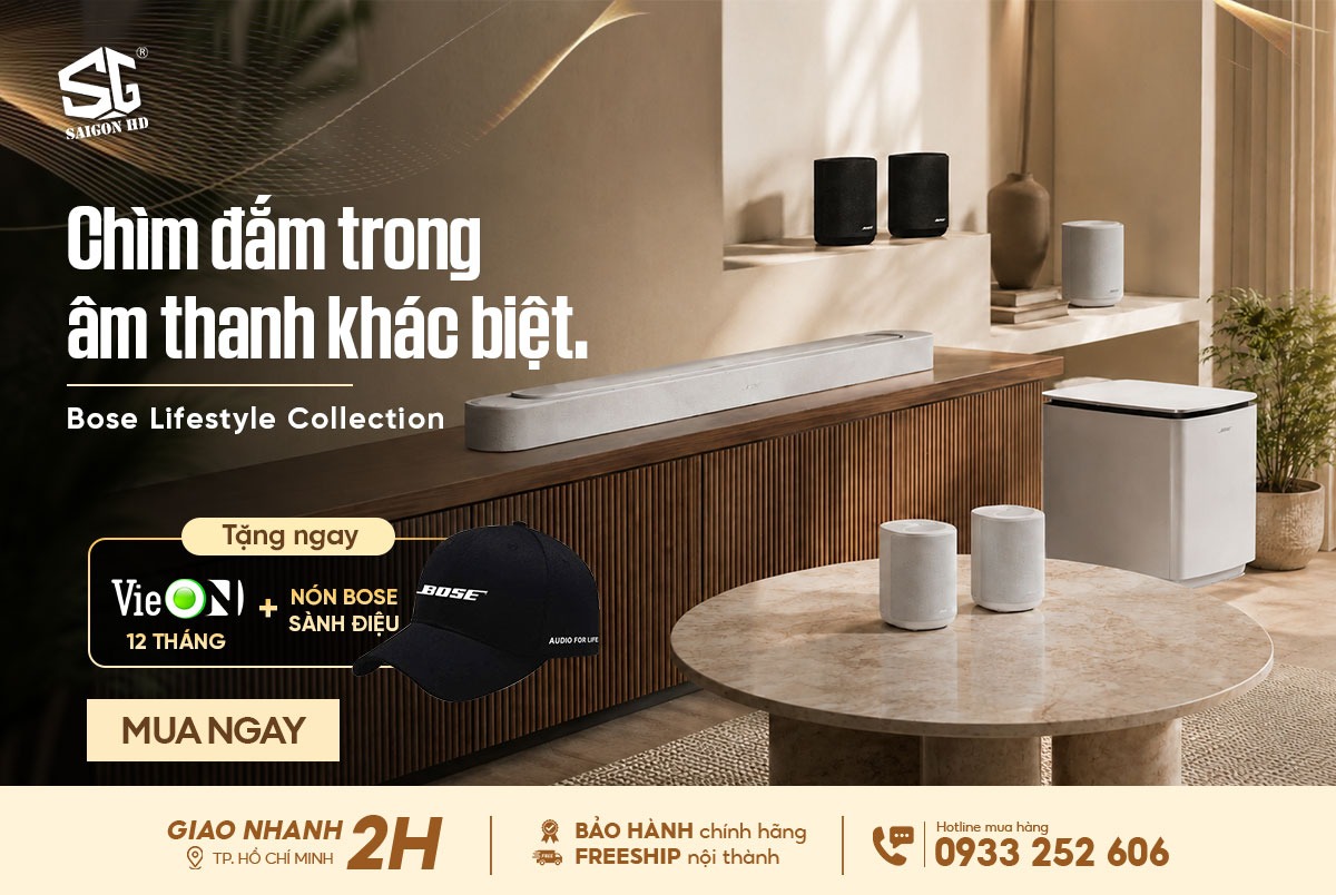 Chương tr&igrave;nh khuyến m&atilde;i d&ograve;ng loa Bose Lifestyle Ultra Series ch&iacute;nh h&atilde;ng mới nhất 2026