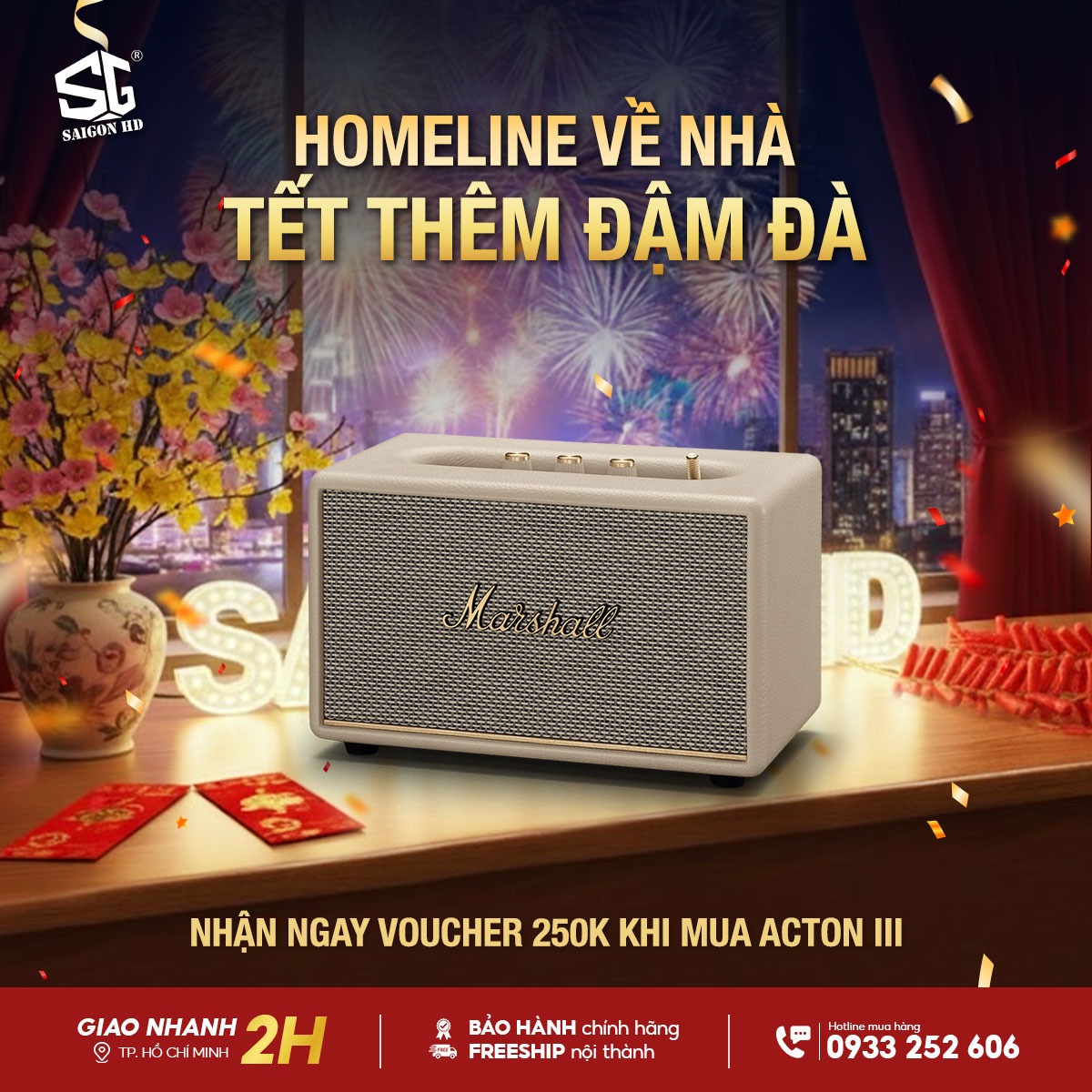 Khuyến m&atilde;i giảm gi&aacute; loa Bluetooth Marshall Acton III ch&iacute;nh h&atilde;ng gi&aacute; rẻ nhất