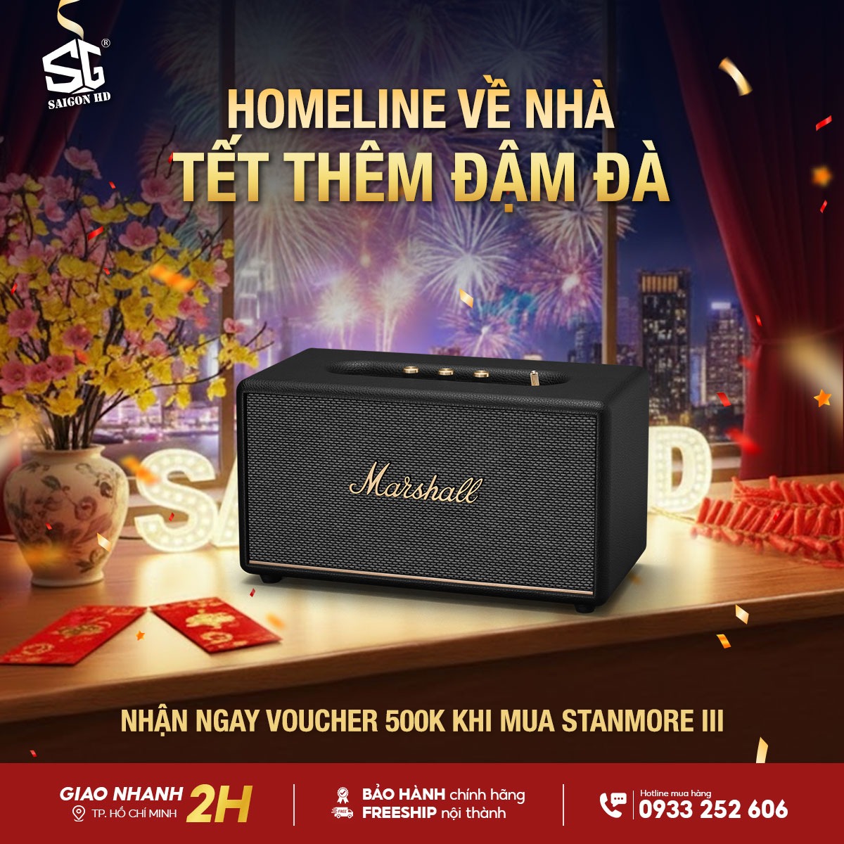 Khuyến m&atilde;i giảm gi&aacute; loa Bluetooth Marshall Stanmore III ch&iacute;nh h&atilde;ng gi&aacute; rẻ nhất