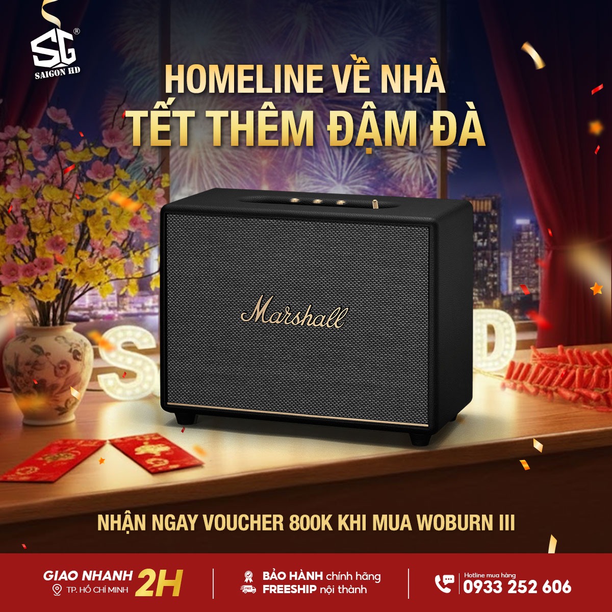 Khuyến m&atilde;i giảm gi&aacute; loa Bluetooth Marshall Woburn III ch&iacute;nh h&atilde;ng gi&aacute; rẻ nhất