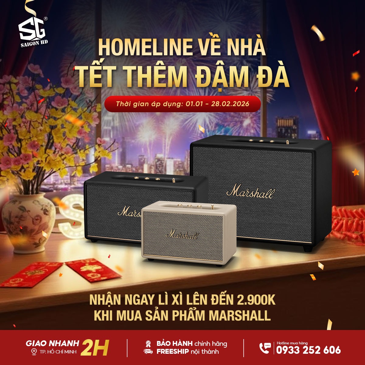 Chương tr&igrave;nh khuyến m&atilde;i giảm gi&aacute; loa Bluetooth Marshall ch&iacute;nh h&atilde;ng gi&aacute; rẻ nhất