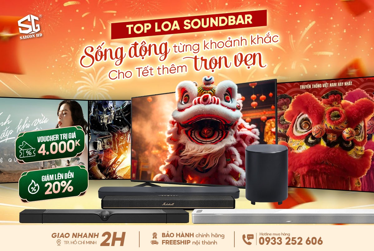 Chương tr&igrave;nh khuyến m&atilde;i giảm gi&aacute; loa SoundBar cao cấp Bose - Marshall - Klipsch - JBL - Harman Kardon - Devialet ch&iacute;nh h&atilde;ng gi&aacute; rẻ nhất