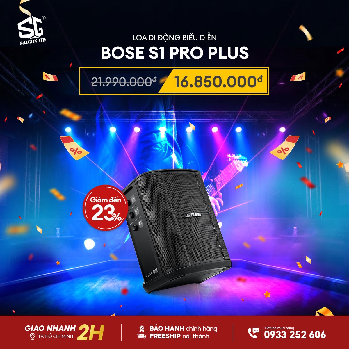 Khuyến m&atilde;i giảm gi&aacute; loa active PA biểu diễn di động & Karaoke Bluetooth Bose S1 Pro Plus ch&iacute;nh h&atilde;ng rẻ nhất