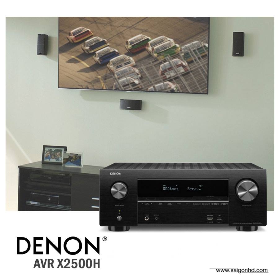 Denon AVR-X2500H - Bose AM 10 V