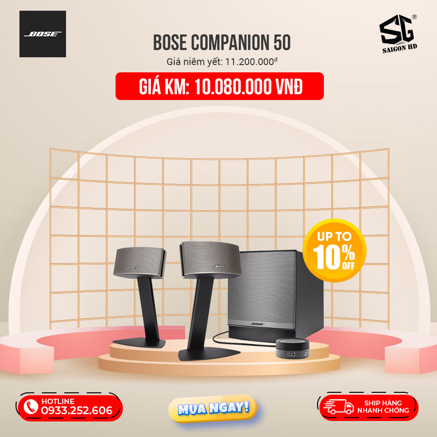 Khuyến mãi bộ loa vi tính Bose Companion 50