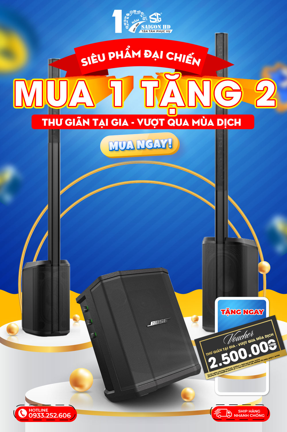 Chương trình khuyến mãi loa Karaoke - Line Array di động của BOSE