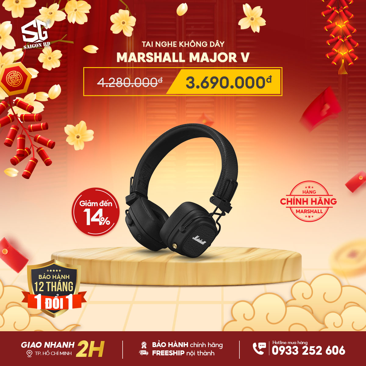 Tai nghe Marshall Major V