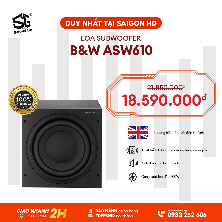 Loa Subwoofer B&W ASW610