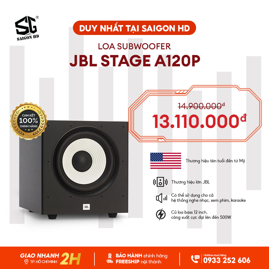 Loa Subwoofer JBL Stage A120P