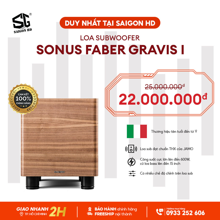 Loa Subwoofer Sonus Faber Gravis I