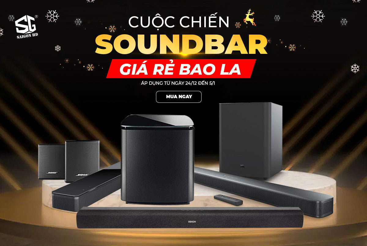 ĐẠI CHIẾN SOUNDBAR - GIÁ RẺ BAO LA