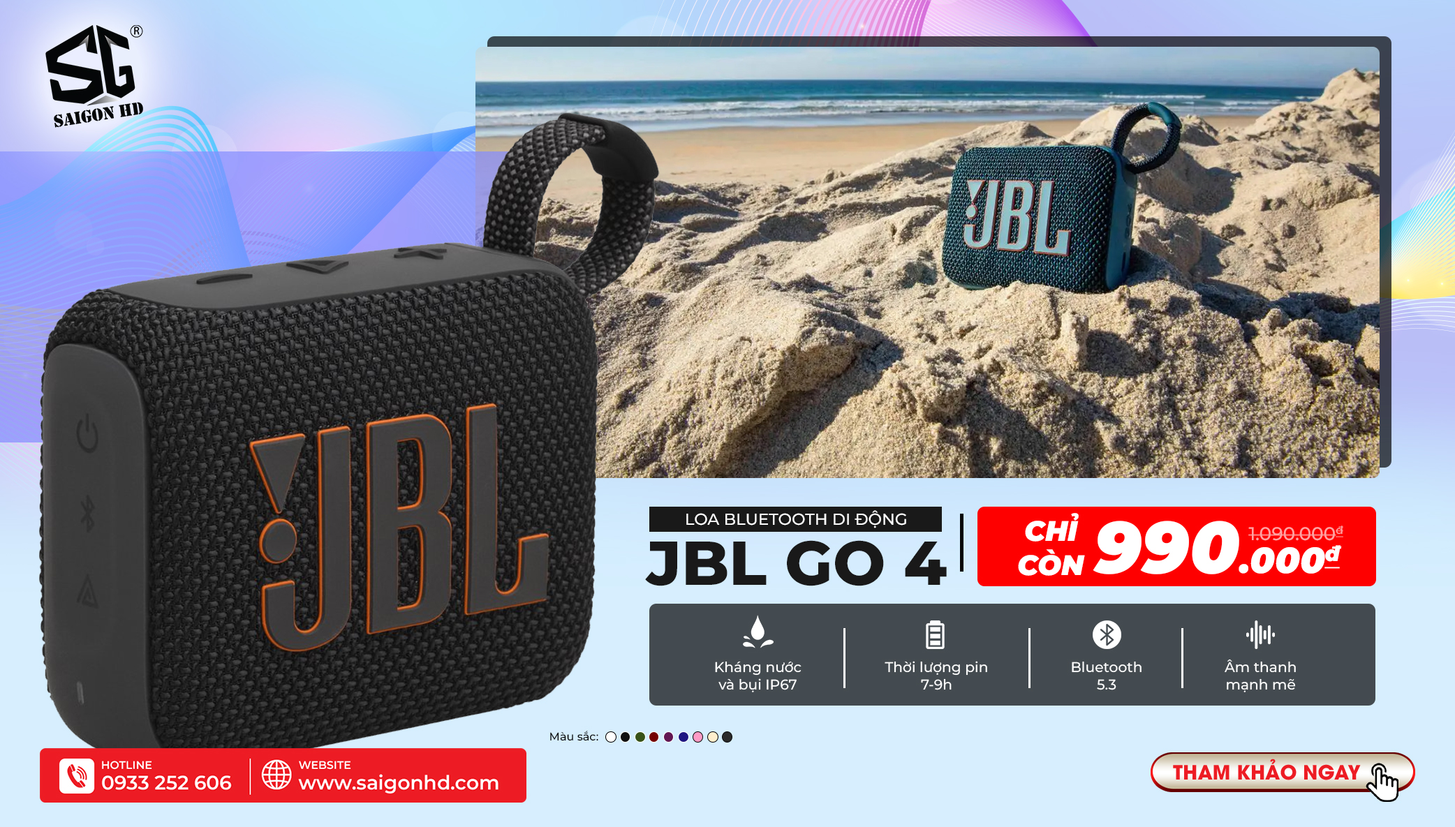 Loa di động JBL Go 4