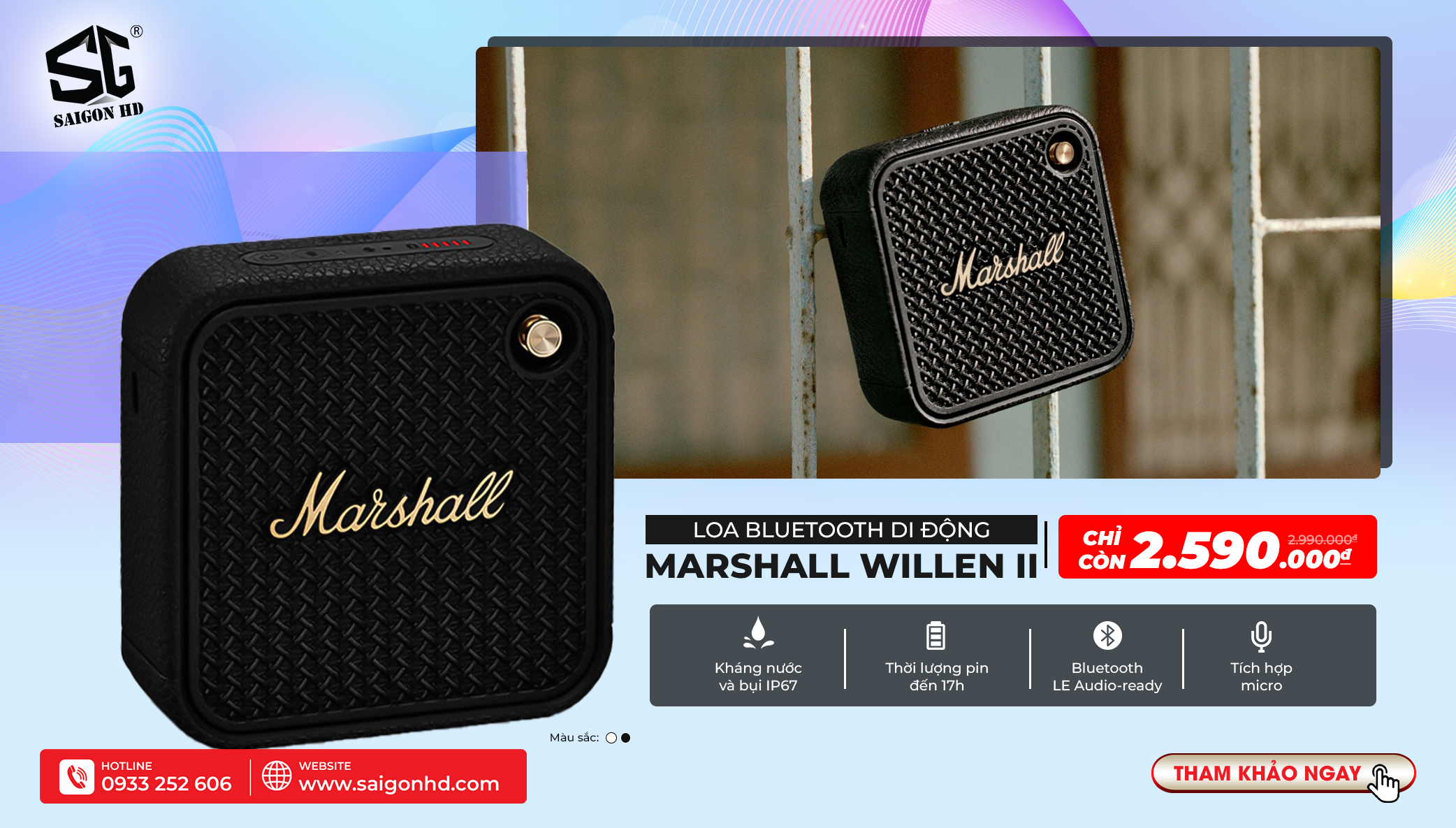Loa di động Marshall Willen II