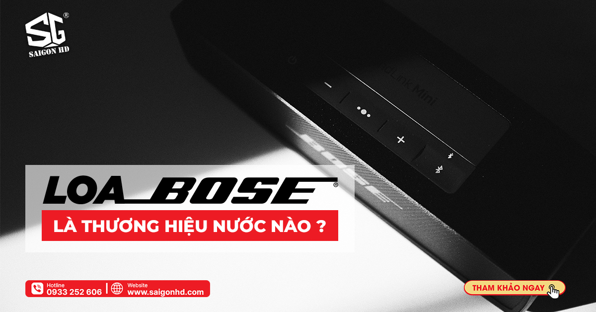 Loa Bose là thương hiệu của nước nào