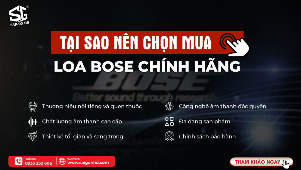  Mua loa Bose chính hãng ở đâu?