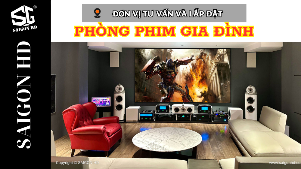 Tư vấn và lắp đặt phòng chiếu phim gia đình
