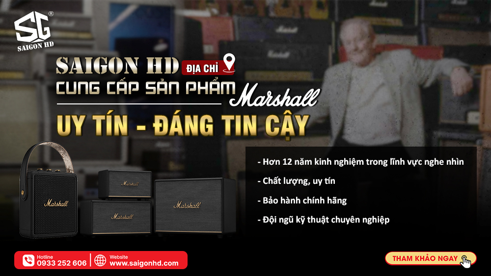 Marshall của nước nào? Review sản phẩm nổi bật của Marshall tại SAIGON HD