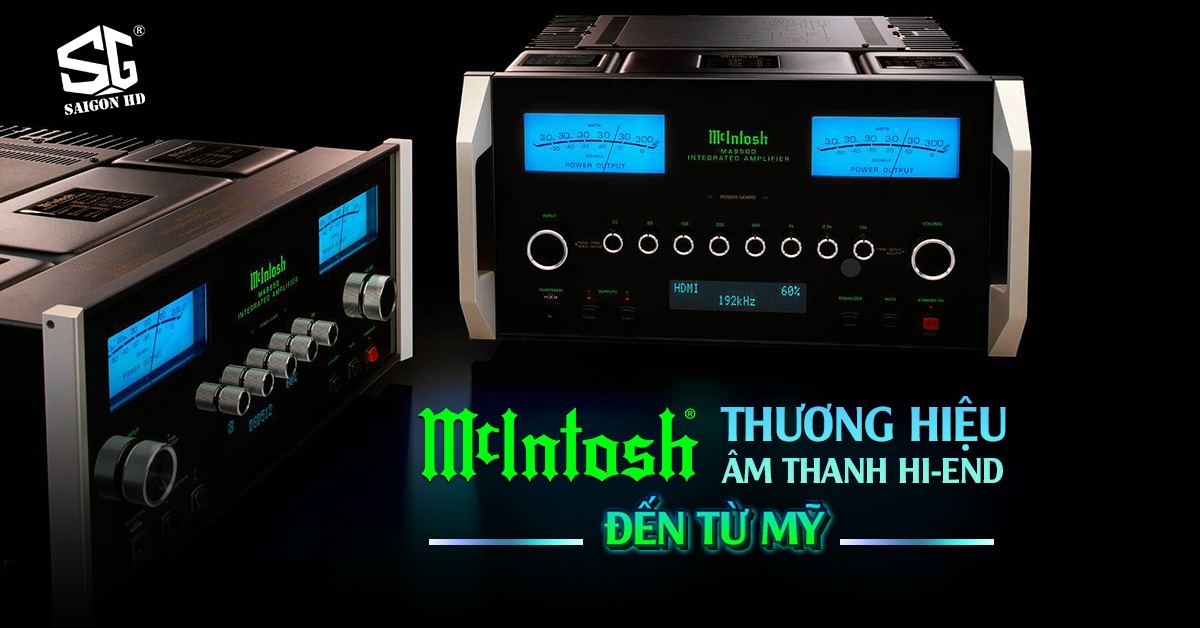 McIntosh của nước nào - Thương Hiệu Âm Thanh Hi-End 