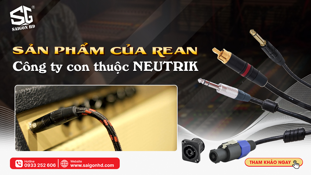 Neutrik của nước nào? Các sản phẩm nổi bật của thương hiệu đầu cắm âm thanh Neutrik