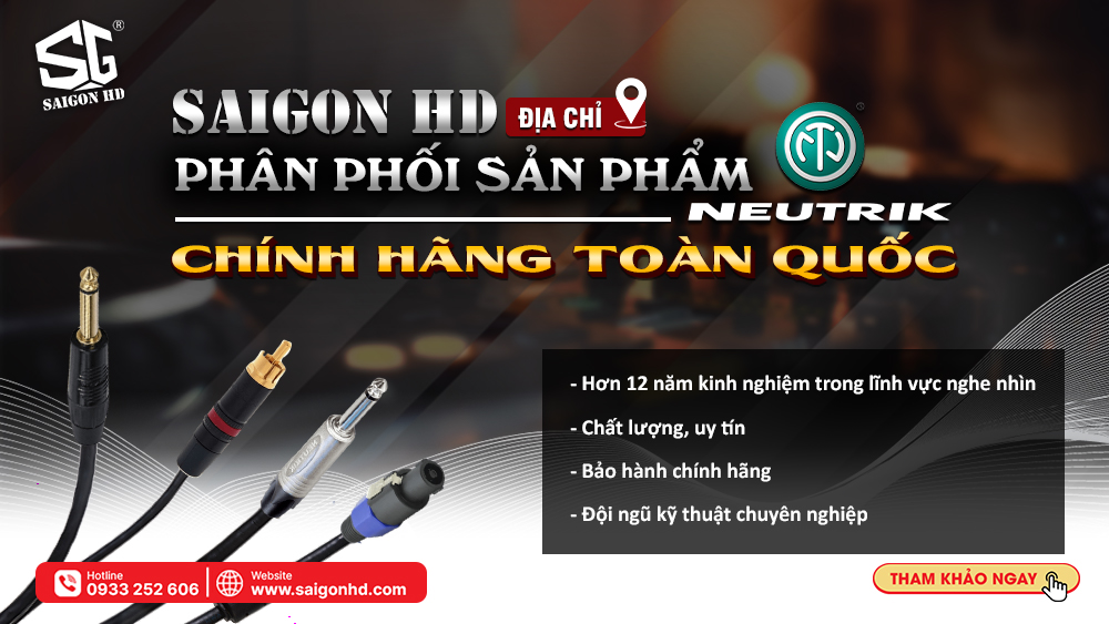 Neutrik của nước nào? Các sản phẩm nổi bật của thương hiệu đầu cắm âm thanh Neutrik