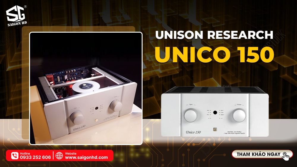 Amply, đầu CD Unison Research của nước nào sản xuất?