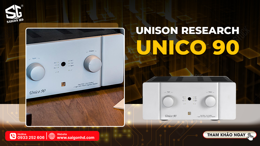 Amply, đầu CD Unison Research của nước nào sản xuất?