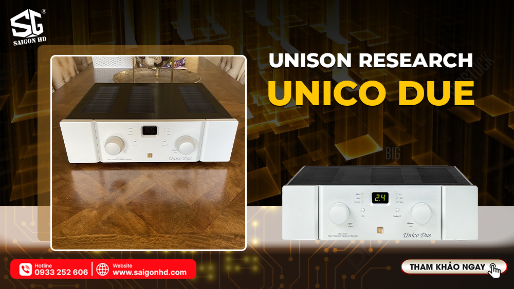 Amply, đầu CD Unison Research của nước nào sản xuất?