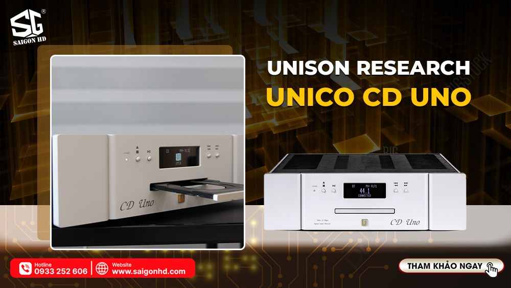 Amply, đầu CD Unison Research của nước nào sản xuất?