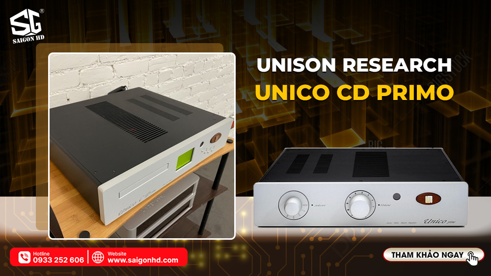 Amply, đầu CD Unison Research của nước nào sản xuất?