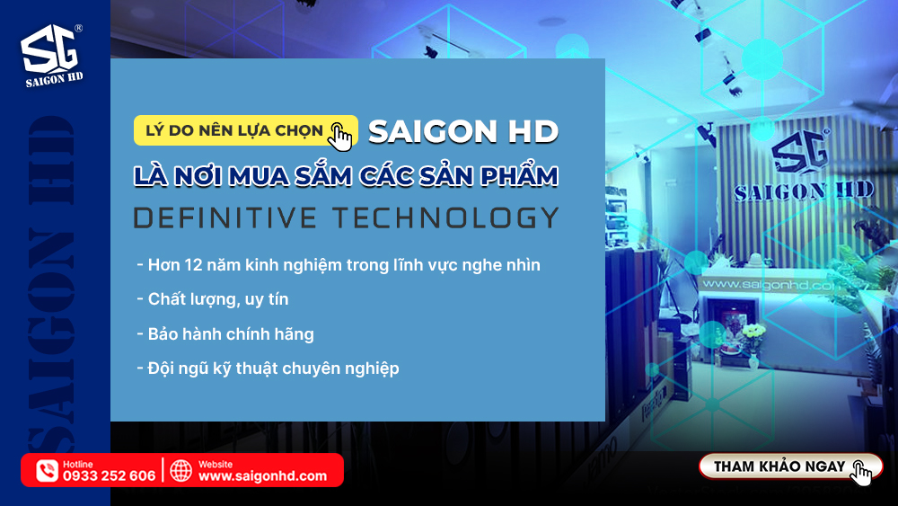 Definitive Technology của nước nào? Đánh giá 4 dòng sản phẩm chính của thương hiệu