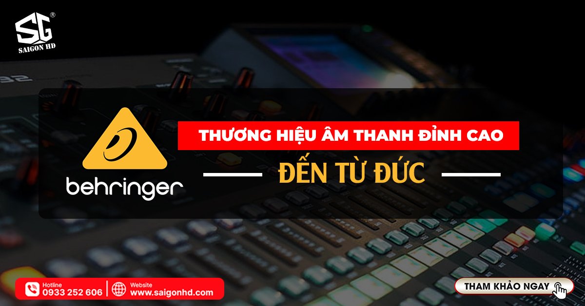 Thương hiệu Behringer của nước nào?