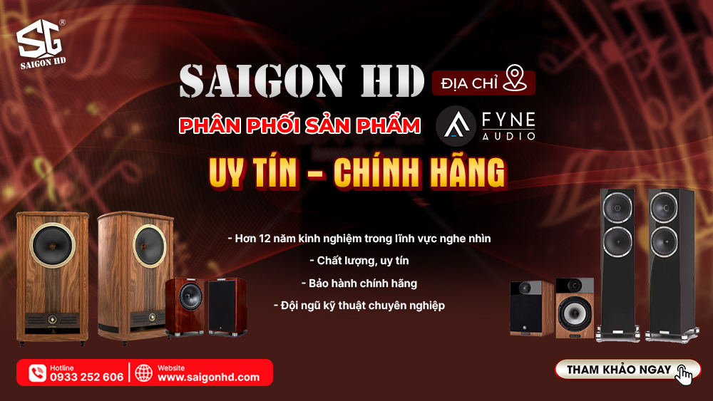 Thương hiệu Fyne Audio của nước nào?