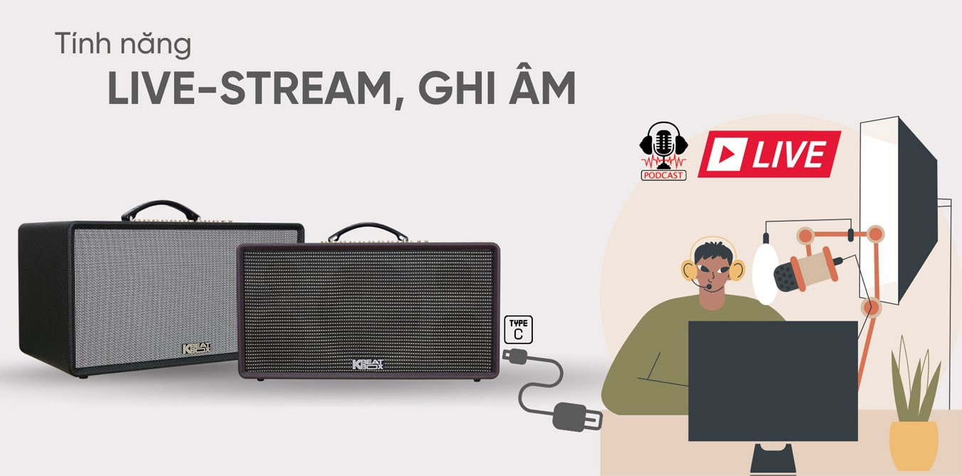 Loa k&eacute;o Karaoke bluetooth di động Acnos Flac 36 gi&aacute; rẻ nhất