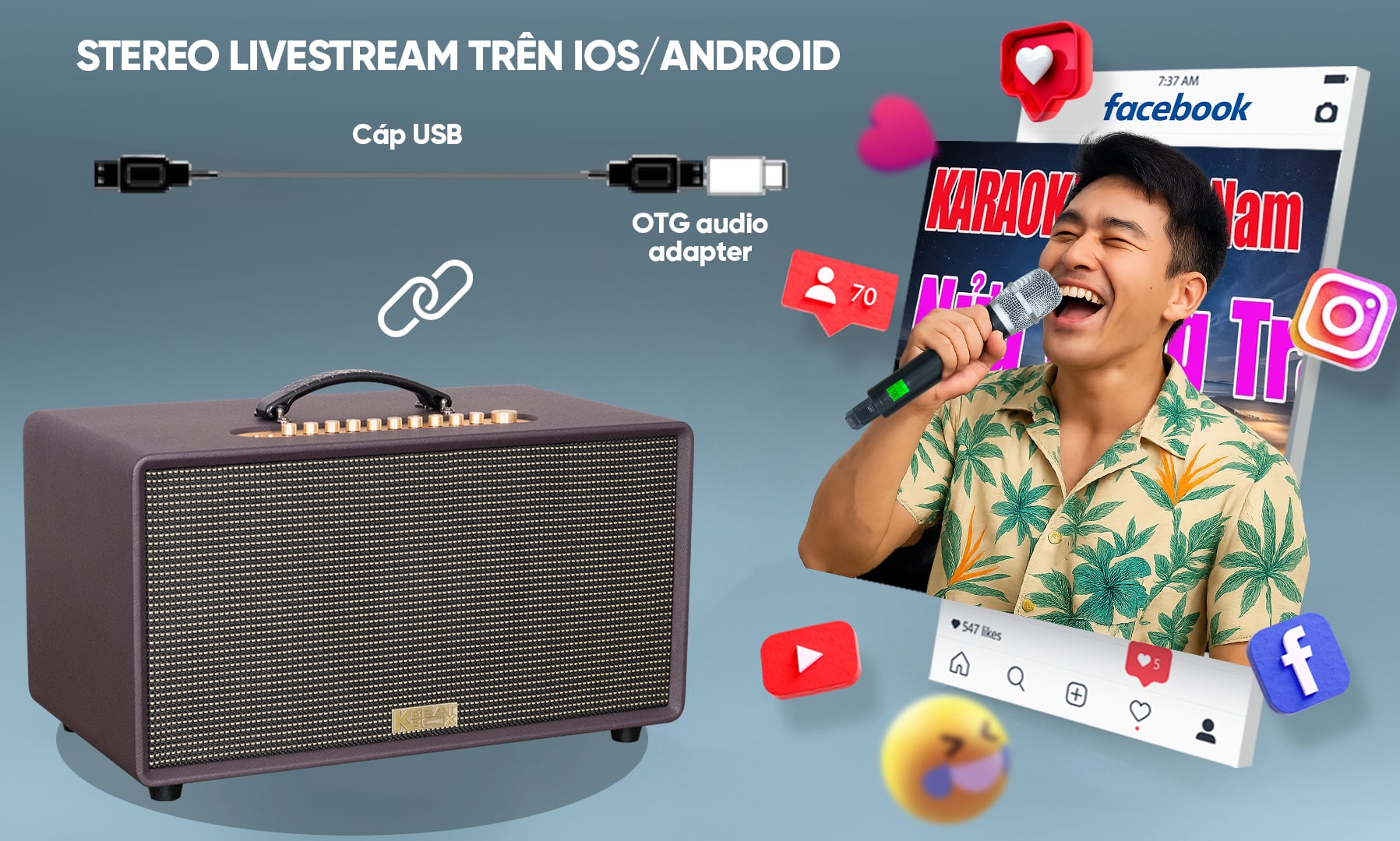 Loa Karaoke Acnos flac 36 Ver2 ch&iacute;nh h&atilde;ng gi&aacute; rẻ nhất